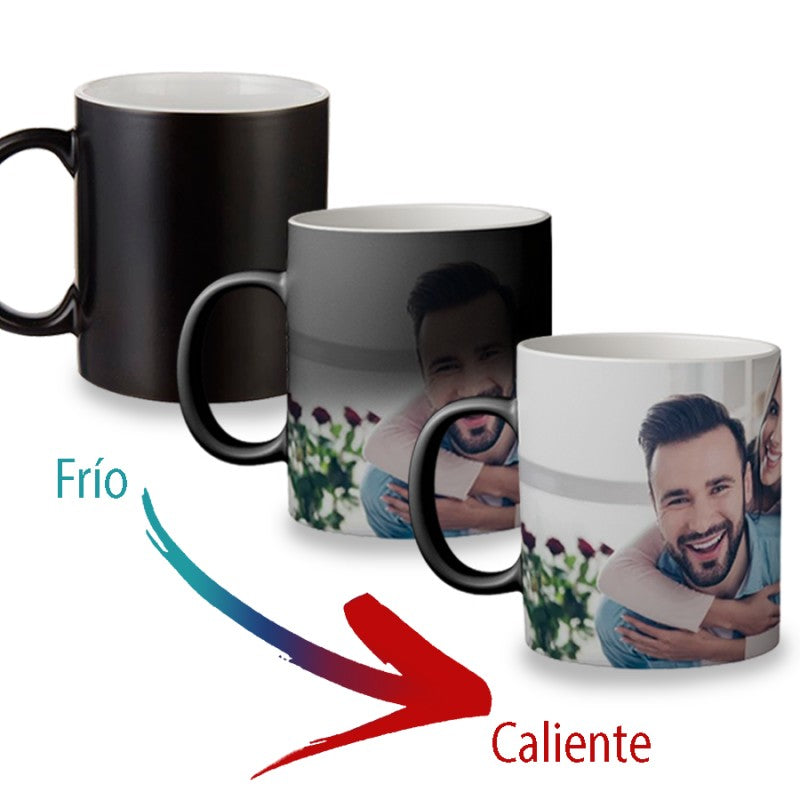 Taza mágica personalizable